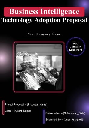 Business Intelligence Technology Adoption Proposal Report Sample Example Document