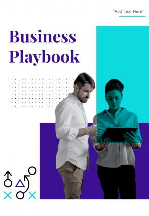 Business Playbook Report Sample Example Document