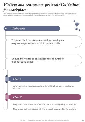 Business Transformation Guidelines Playbook After COVID 19 Report Sample Example Document Professionally Designed