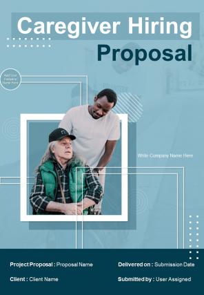 Caregiver Hiring Proposal Report Sample Example Document