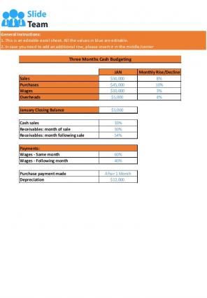 Cash Budgeting Excel Spreadsheet Worksheet Xlcsv XL Bundle V Good Images