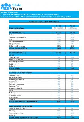 Cash Flow Statement Excel Spreadsheet Worksheet Xlcsv XL Bundle V Multipurpose Good