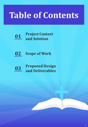 Catholic Church Building Proposal Report Sample Example Document
