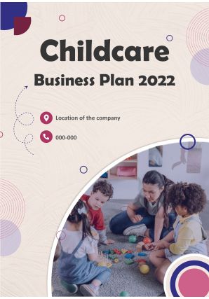 Child Care Business Plan Pdf Word Document Child Care Business Plan A4 Pdf Word Document