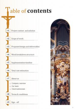 Church Construction Project Proposal Report Sample Example Document