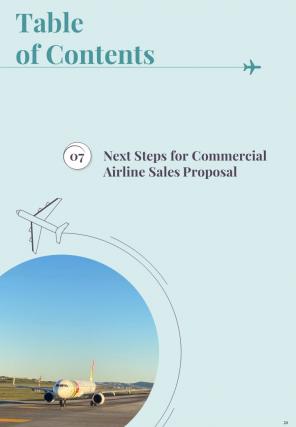 Commercial Airline Sales Proposal Report Sample Example Document