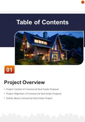 Commercial real estate proposal example document report doc pdf ppt
