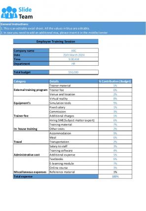 Company Budget Template Excel Spreadsheet Worksheet Xlcsv XL Bundle Adaptable Researched