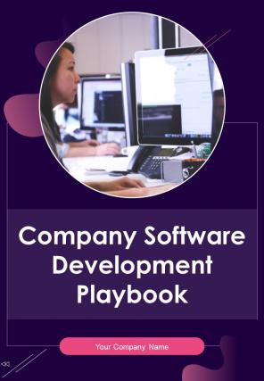 Company Software Development Playbook Report Sample Example Document
