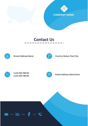 Computer consultant four page brochure template