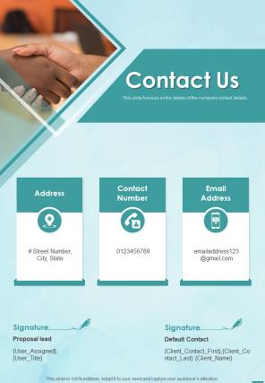 Contact Us Successful Product Launch Event Planning One Pager Sample ...