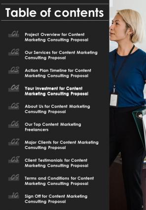 Content Marketing Consulting Proposal Report Sample Example Document