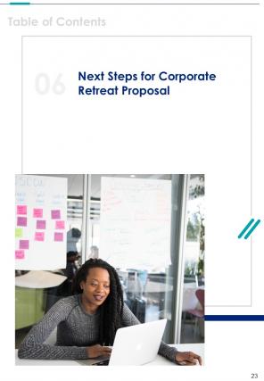 Corporate retreat proposal example document report doc pdf ppt