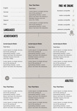 Creative designer resume template to get noticed