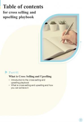 Cross Selling And Upselling Playbook Report Sample Example Document