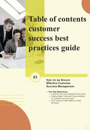 Customer Success Best Practices Guide Report Sample Example Document Editable Interactive