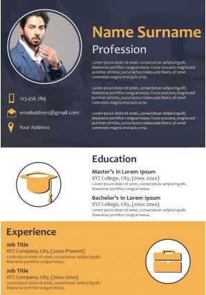 Cv sample format with experience skills and awards
