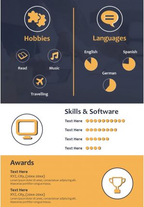 Cv sample format with experience skills and awards