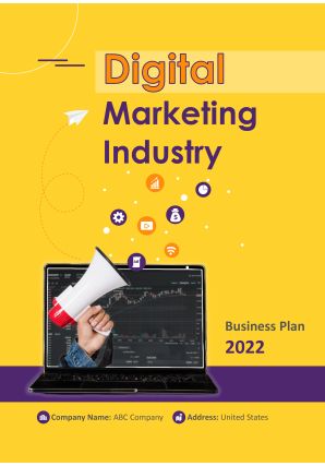 Digital Marketing Industry Business Plan Pdf Word Document Digital Marketing Industry Business Plan A4 Pdf Word Document
