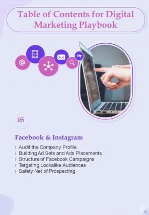Digital Marketing Playbook Report Sample Example Document