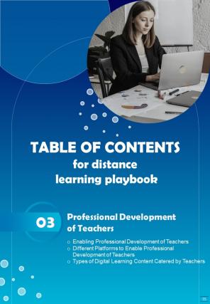 Distance Learning Playbook Report Sample Example Document Ideas Impactful