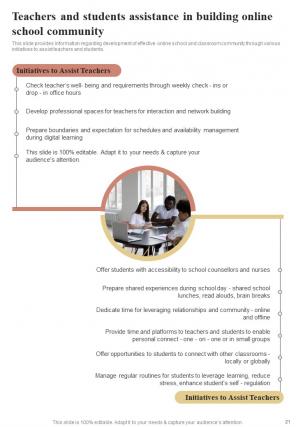E Learning Playbook Report Sample Example Document Images Pre-designed