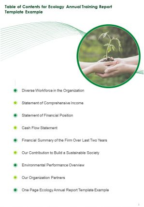 Ecology annual training report template example pdf doc ppt document report template