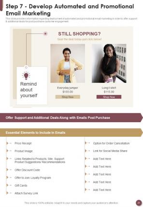 Ecommerce Strategy Playbook Report Sample Example Document