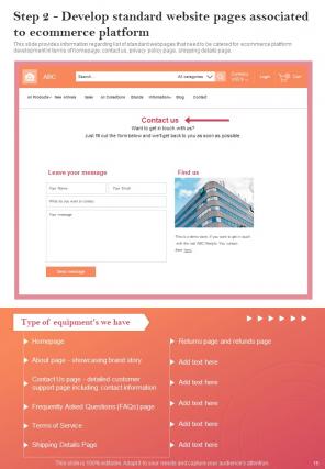 Ecommerce Value Chain Optimization Strategy Playbook Report Sample Example Document Editable Attractive