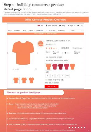 Ecommerce Value Chain Optimization Strategy Playbook Report Sample Example Document Customizable Attractive