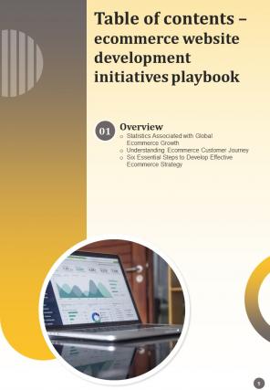 Ecommerce Website Development Initiatives Playbook Report Sample Example Document Interactive Professionally