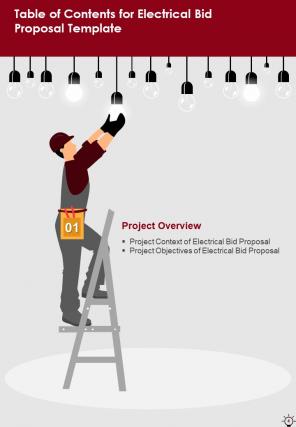 Electrical Bid Proposal Template Sample Document Report Doc Pdf Ppt