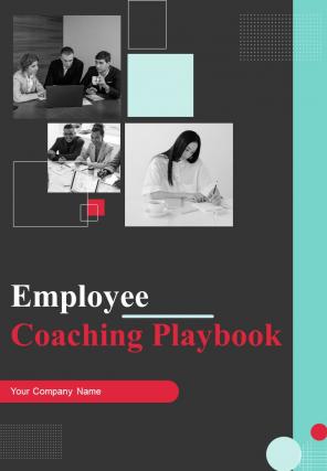 Employee Coaching Playbook Report Sample Example Document