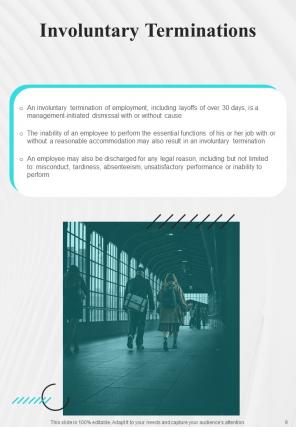 Employee Departure Policy A4 Manual HB V Visual Template