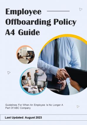 Employee Offboarding Policy A4 Guide HB V