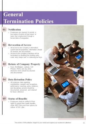Employee Termination Policy A4 Handbook HB V Researched Best