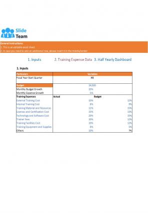 Employee Training Budget Sheet Excel Spreadsheet Worksheet Xlcsv XL Bundle V Image Idea