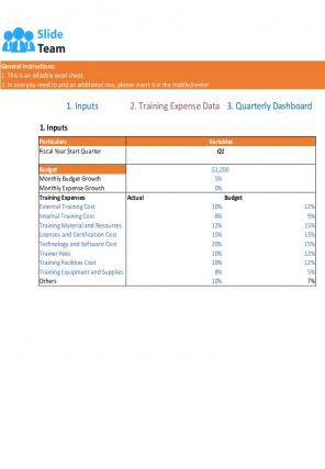 Employee Training Budget Sheet Excel Spreadsheet Worksheet Xlcsv XL Bundle V Unique Idea
