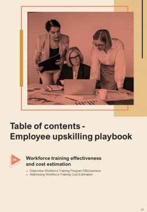 Employee Upskilling Playbook Report Sample Example Document Impactful Professionally