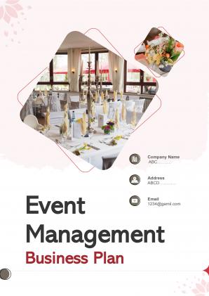 Event Management Business Pdf Word Document Event Management Business A4 Pdf Word Document