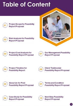 Feasibility Report Template Proposal Example Document Report Doc Pdf Ppt