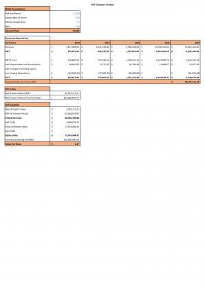 Financial Statements And Valuation For Dry Cleaning Home Delivery Business Plan In Excel BP XL Editable Best