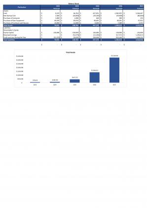 Financial Statements And Valuation For Fitness Center Business Plan In Excel BP XL Appealing Image