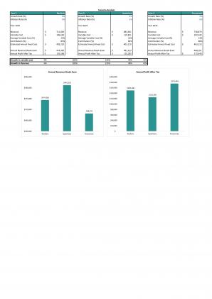Financial Statements And Valuation For Planning A Landscaping Business In Excel BP XL Ideas Editable
