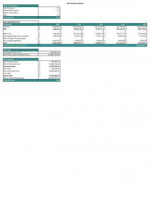 Financial Statements And Valuation For Planning A Music Label Business In Excel BP XL Researched Editable