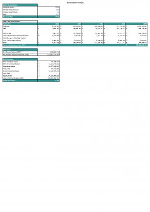 Financial Statements And Valuation For Planning A Recording Studio Business In Excel BP XL Pre-designed Editable