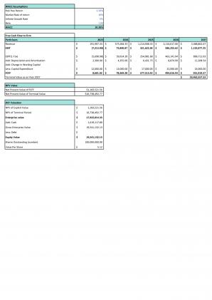 Financial Statements Modeling And Valuation For Barber Shop Business Plan In Excel BP XL Unique Engaging