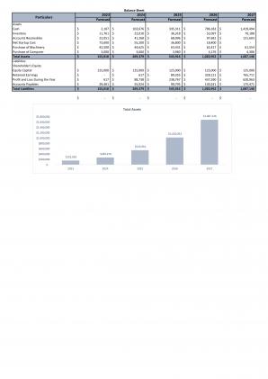 Financial Statements Modeling And Valuation For Bread Bakery Business Plan In Excel BP XL Template Editable