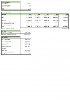 Financial Statements Modeling And Valuation For Hair Salon Business Plan In Excel BP XL Multipurpose Engaging