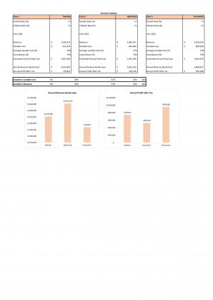 Financial Statements Modeling And Valuation For Natural Cosmetics Business Plan In Excel BP XL Visual Analytical